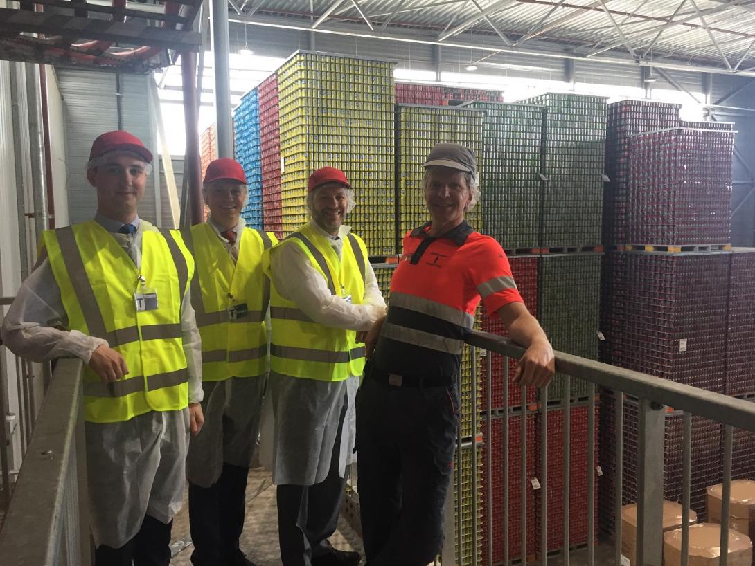 Company Visit to CocaCola European Partners's Bottling Plant