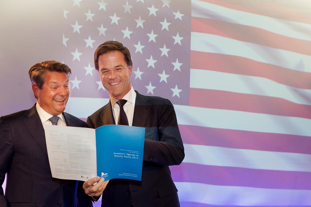 New AmCham President Hands Over Priority Points to Prime Minister Mark Rutte